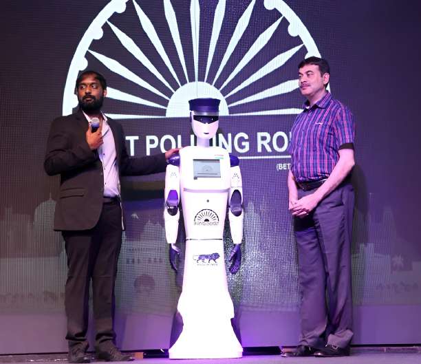 AI Smart Polling Robot Reveal