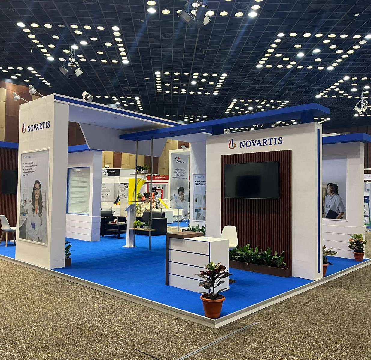 Novartis Custom Exhibition Booth